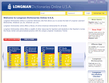 Tablet Screenshot of longmandictionariesusa.com